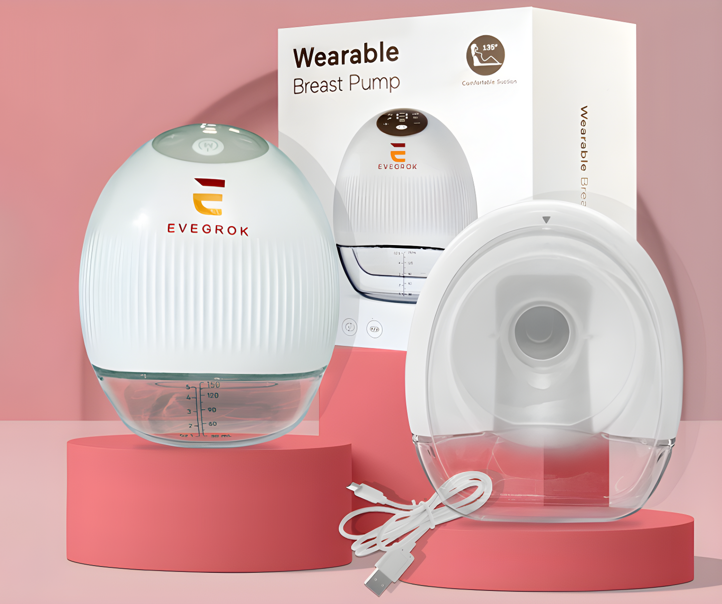 Evegrok Wearable Electric Breast Pump™